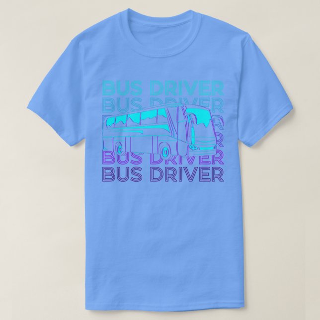 Camiseta Regalo Retro del controlador de bus (Diseño del anverso)
