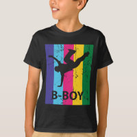 Regalo retro del muchacho de Breakdancing del