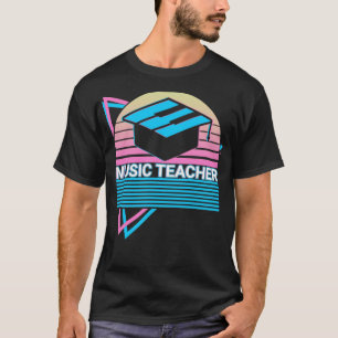 Camiseta Regalo retro del profesor de música