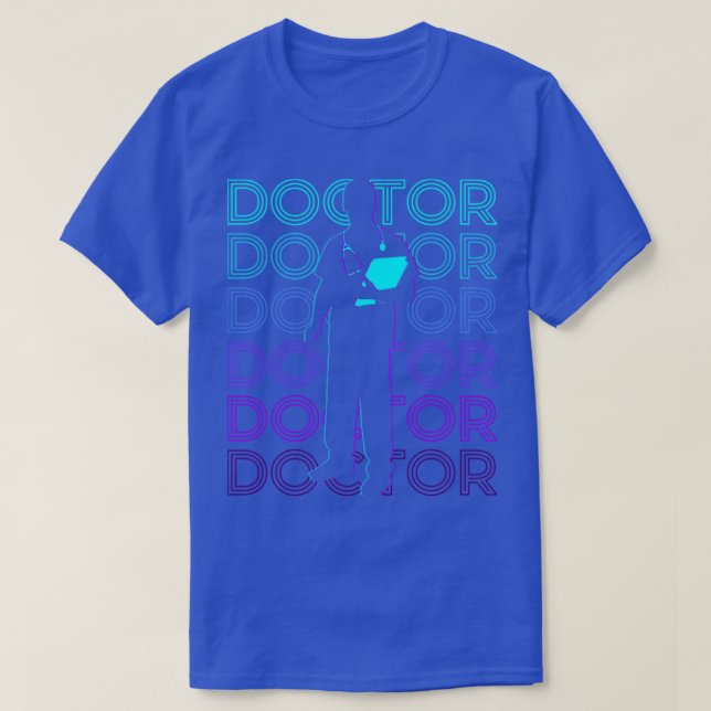 Camiseta Regalo retro médica (Diseño del anverso)