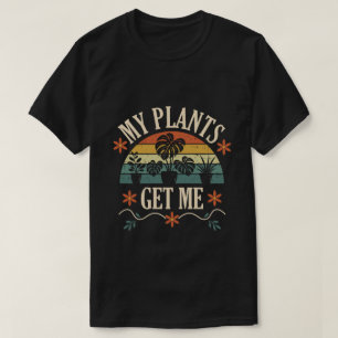 Camiseta Regalo Retro para Amante de Plantas que me Hacen F