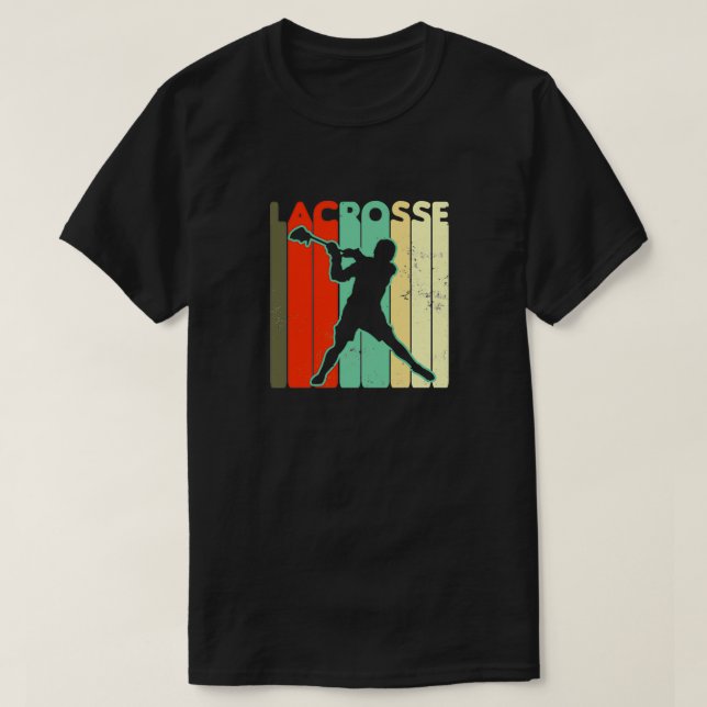 Camiseta Regalo retro vintage Lacrosse Shirt (Diseño del anverso)
