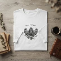 Regalo sarcástico Cuervo gótico Te estamos juzgand