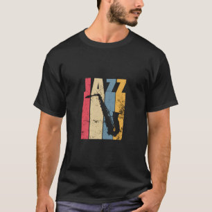 Camiseta Regalo saxofónico de jazz vintage