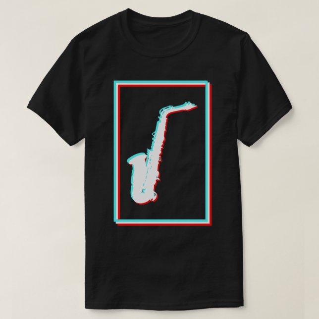 Camiseta Regalo saxofonista saxofónico (Diseño del anverso)
