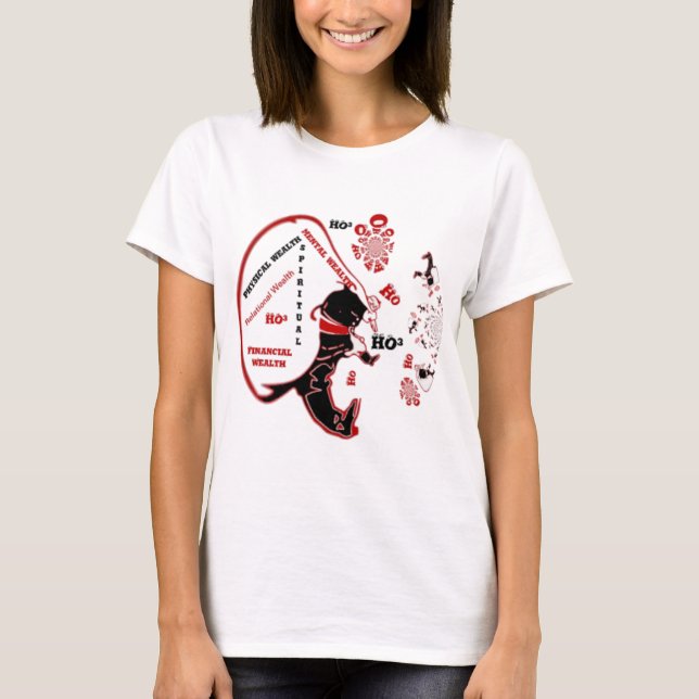 Camiseta Regalo secreto Santa - Prosperidad y Riqueza (Anverso)