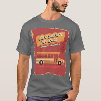 Camiseta Regalo Skoolie de vintage de conversión de bus esc