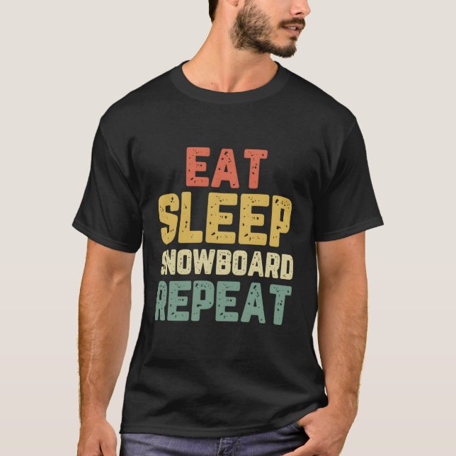 Camiseta Regalo Snowboard Snowboard Snowboard Snowboard (Anverso)