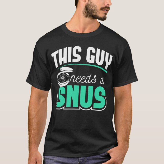 Camiseta Regalo SNUS humo libre dejar de fumar anti nicotin (Anverso)