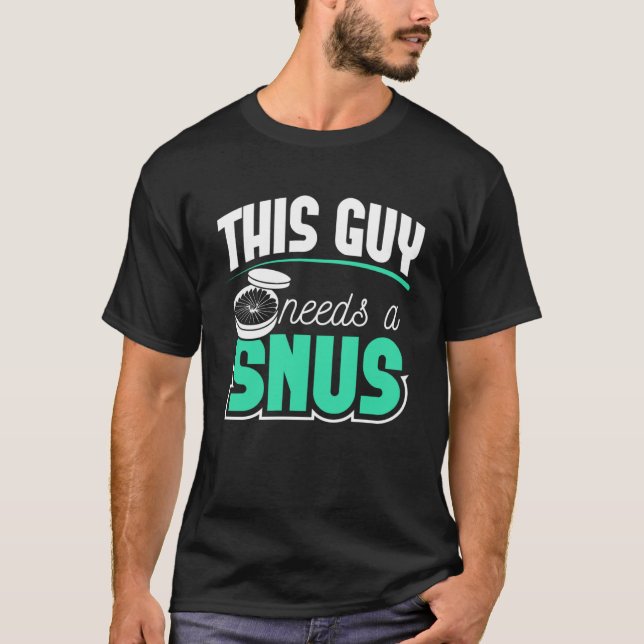 Camiseta Regalo SNUS humo libre dejar de fumar anti nicotin (Anverso)