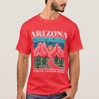 Camiseta Regalo Souvenir Vintage Arizona Retro Estado de Ar