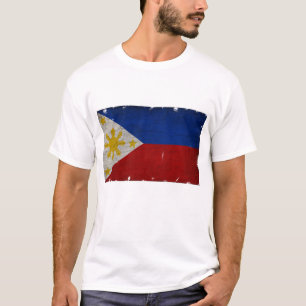 Camiseta regalo souvenir vintage bandera de FILIPI