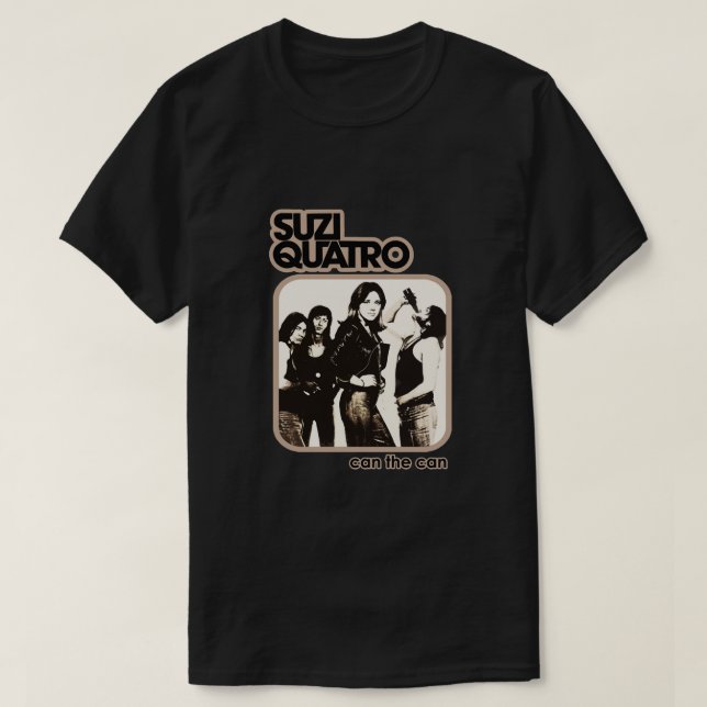 Camiseta Regalo Suzi Quatro para hombres y mujeres, Acción  (Diseño del anverso)