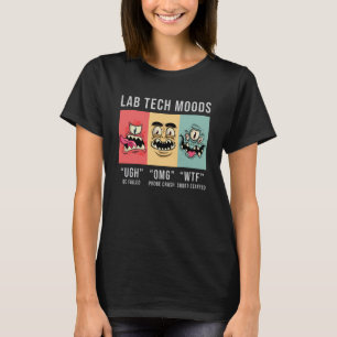 Camiseta Regalo técnico de laboratorio de Lab Tech Moods
