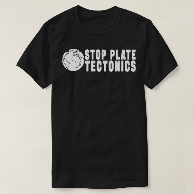 CAMISETA REGALO TECTÓNICO DE LA PLACA DE DETENCIÓN (Diseño del anverso)