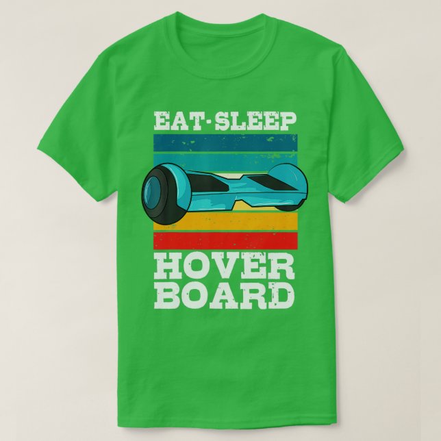 Camiseta Regalo temático de la tabla de hoverboard para niñ (Diseño del anverso)