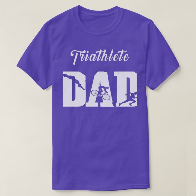 Camiseta Regalo Triathlete Dad Triathlon (Diseño del anverso)