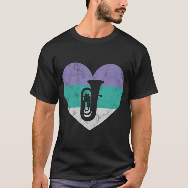 Camiseta Regalo Tuba Para Mujeres Adolescentes Chicas Retro (Anverso)