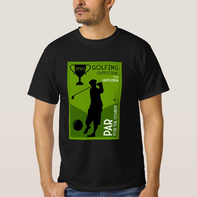 Camiseta Regalo único de golf de época (Anverso)