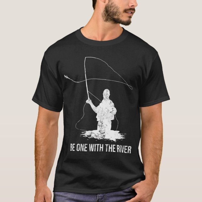 Camiseta Regalo Varilla Pescadores de Peces de Pesca con Mo (Anverso)