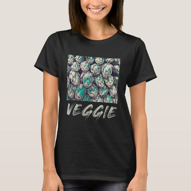 Camiseta Regalo vegetariano Veggie Vintage (Anverso)