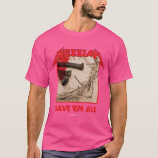 Camiseta Regalo vintage de la pesada cruzada Salvarlos a to