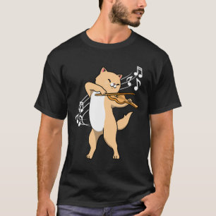 Camiseta Regalo violinista de violín de gato