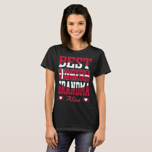 Camiseta Regalo vivo de la mejor abuela danesa
