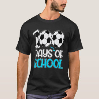 Camiseta Regalos 100 Días De Colegio Profesora De Fútbol