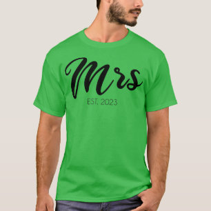 Camiseta Regalos a juego para bodas de mujeres Sra.