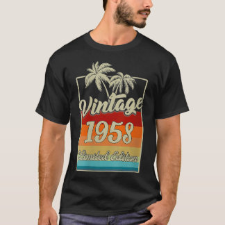 Camiseta Regalos A Los 64 Años De Las Mujeres Vintage 1958