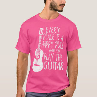 Camiseta Regalos Acústicos Del Jugador De Guitarra De Bass