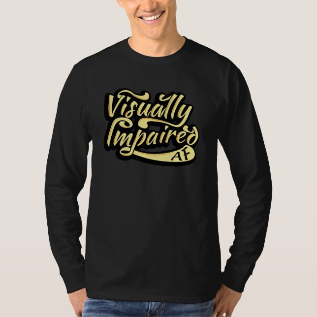Camiseta Regalos AF con problemas visuales| Pérdida de visi (Anverso)