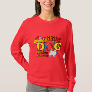 Camiseta Regalos americanos de la agilidad del perro