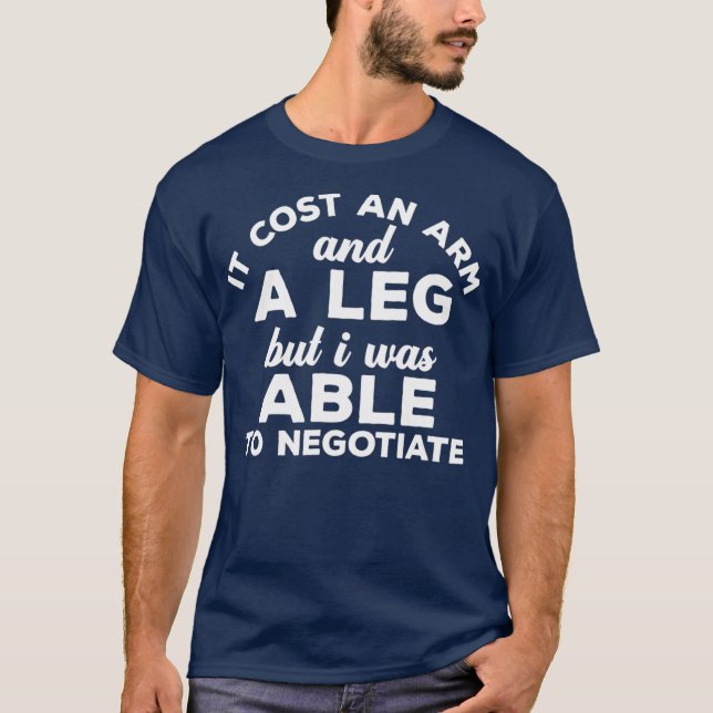 Camiseta Regalos amputados Humor en silla de ruedas de pier (Anverso)