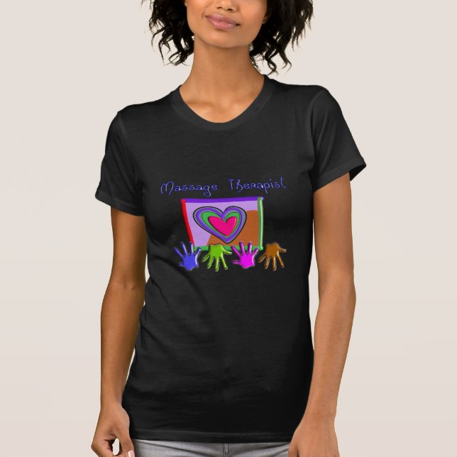 Camiseta Regalos artsy enrrollados del diseño del terapeuta (Anverso)
