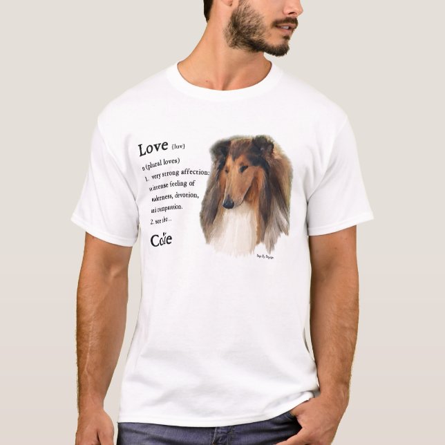 Camiseta Regalos ásperos del collie (Anverso)