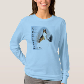 Camiseta Regalos ásperos del collie del Sable