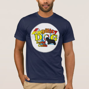 Camiseta Regalos barbudos del collie de la agilidad