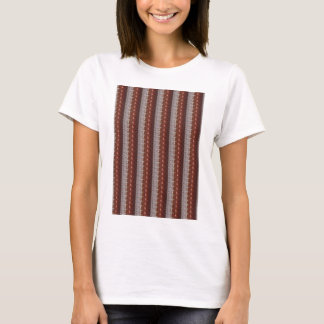 Camiseta REGALOS bordados grabados chocolate oscuro de la