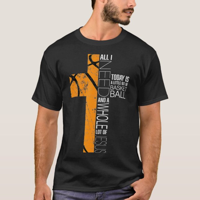 Camiseta Regalos cristianos de basketball Divertidos niños (Anverso)