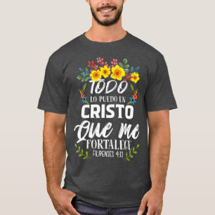 Camiseta Regalos Cristianos Españoles Mujeres Biblia Relig