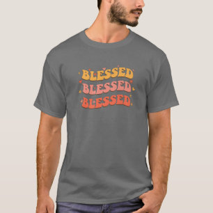 Camiseta Regalos cristianos Groovy Blessy Christian Vintage