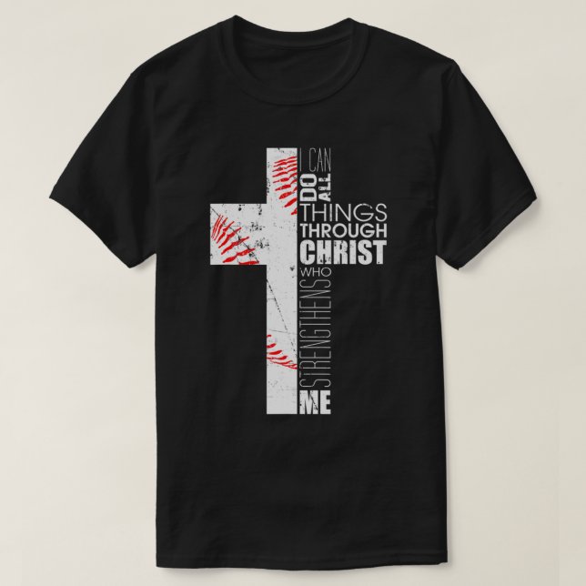 Camiseta Regalos Cristianos Niños Béisbol Religiosos Versos (Diseño del anverso)