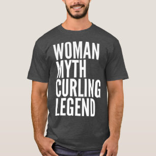Camiseta Regalos curvados Mujer Mito Leyenda Curling