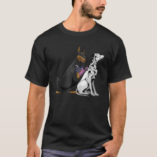Camiseta Regalos Dalmata Doberman Perro Artista Tatuajes Ge