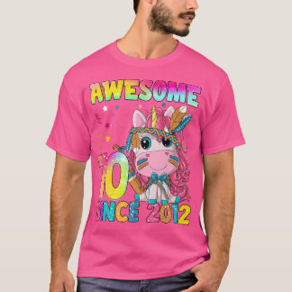 Camiseta Regalos de 10 años Chica Adolescentes Cute unicorn