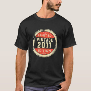 Camiseta Regalos de 11 años de antigüedad Edición limitada