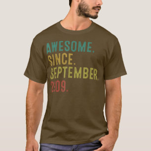 Camiseta Regalos de 13 años sorprendentes desde septiembre 