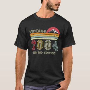 Camiseta Regalos de 20 Años de Edad Vintage 2004 Edición Li